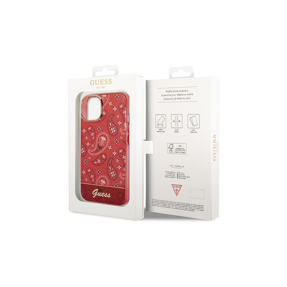 Guess GUHCP14LHGBNHR Apple iPhone 14 Pro red hind ja info | Telefoni kaaned, ümbrised | kaup24.ee