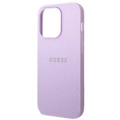 Guess GUHCP14XPSASBPU iPhone 14 Pro Max 6.7 "purple / purple Saffiano Strap hind ja info | Telefoni kaaned, ümbrised | kaup24.ee