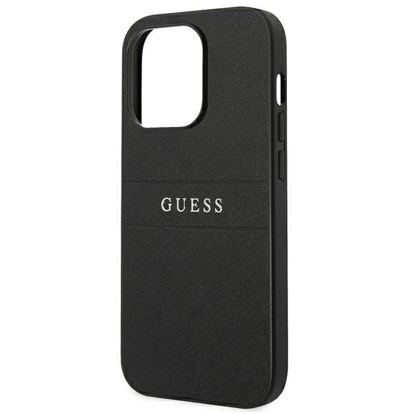 Guess GUHCP14LPSASBBK iPhone 14 Pro 6.1 "black / black Saffiano Strap цена и информация | Telefoni kaaned, ümbrised | kaup24.ee