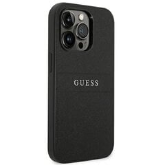 Guess GUHCP14LPSASBBK iPhone 14 Pro 6.1 "black / black Saffiano Strap цена и информация | Чехлы для телефонов | kaup24.ee