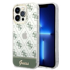 Guess GUHCP14XHG4MHA iPhone 14 Pro Max 6.7 "khaki 4G Pattern Script hind ja info | Telefoni kaaned, ümbrised | kaup24.ee