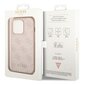 Guess GUHCP14LG4GFPI iPhone 14 Pro 6.1 "pink / pink hard 4G Metal Gold Logo hind ja info | Telefoni kaaned, ümbrised | kaup24.ee