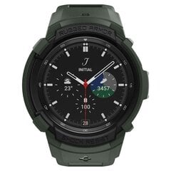 Spigen Rugged Armor Pro, Galaxy Watch 4 Classic 46mm military green hind ja info | Nutikellade ja nutivõrude tarvikud | kaup24.ee