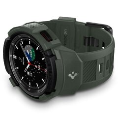 Spigen Rugged Armor Pro, Galaxy Watch 4 Classic 46mm military green цена и информация | Аксессуары для смарт-часов и браслетов | kaup24.ee