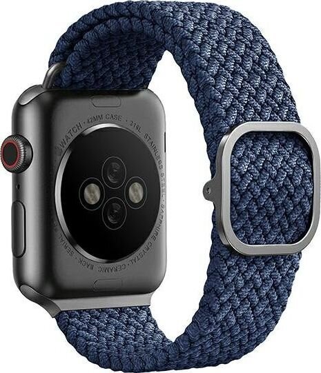 Uniq Aspen, Apple Watch 4/5/6/7/8/SE/SE2 (42/44/45mm) oxford blue hind ja info | Nutikellade ja nutivõrude tarvikud | kaup24.ee