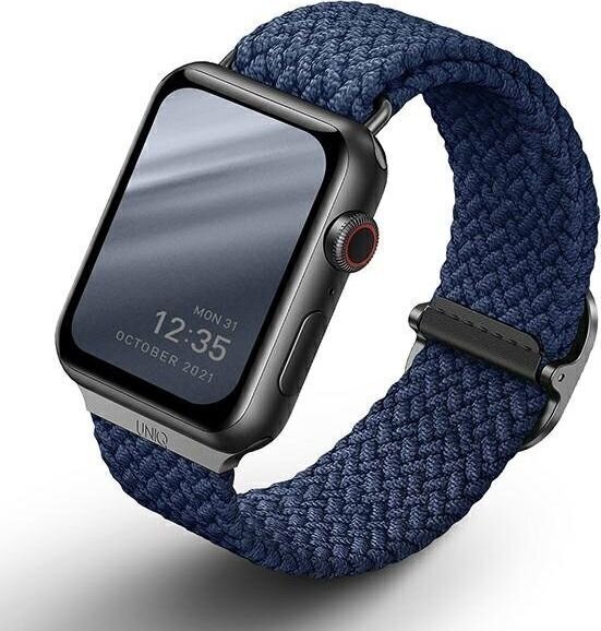 Uniq Aspen, Apple Watch 4/5/6/7/8/SE/SE2 (42/44/45mm) oxford blue цена и информация | Nutikellade ja nutivõrude tarvikud | kaup24.ee