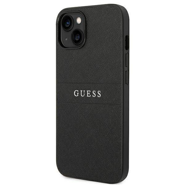 Guess GUHCP14SPSASBBK iPhone 14 6.1 "black / black Saffiano Strap hind ja info | Telefoni kaaned, ümbrised | kaup24.ee