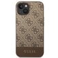 Guess GUHCP14SG4GLBR iPhone 14 6.1 "brown / brown hard 4G Stripe Collection цена и информация | Telefoni kaaned, ümbrised | kaup24.ee