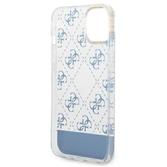 Guess GUHCP14SHG4MHB iPhone 14 6.1 "blue / blue 4G Pattern Script цена и информация | Чехлы для телефонов | kaup24.ee