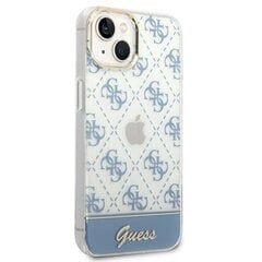 Guess GUHCP14SHG4MHB iPhone 14 6.1 "blue / blue 4G Pattern Script hind ja info | Telefoni kaaned, ümbrised | kaup24.ee