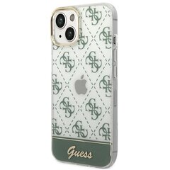 Guess GUHCP14SHG4MHA iPhone 14 6.1 "khaki 4G Pattern Script hind ja info | Telefoni kaaned, ümbrised | kaup24.ee