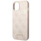 Guess GUHCP14SG4GFPI iPhone 14 6.1 "pink / pink hard 4G Metal Gold Logo цена и информация | Telefoni kaaned, ümbrised | kaup24.ee