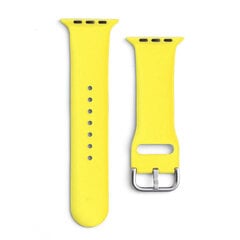 Asendusrihm Apple Watchile 8/7/6/5/4/3/2/SE (45/44/42mm) Yellow цена и информация | Аксессуары для смарт-часов и браслетов | kaup24.ee
