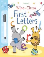 Wipe-clean First Letters hind ja info | Väikelaste raamatud | kaup24.ee