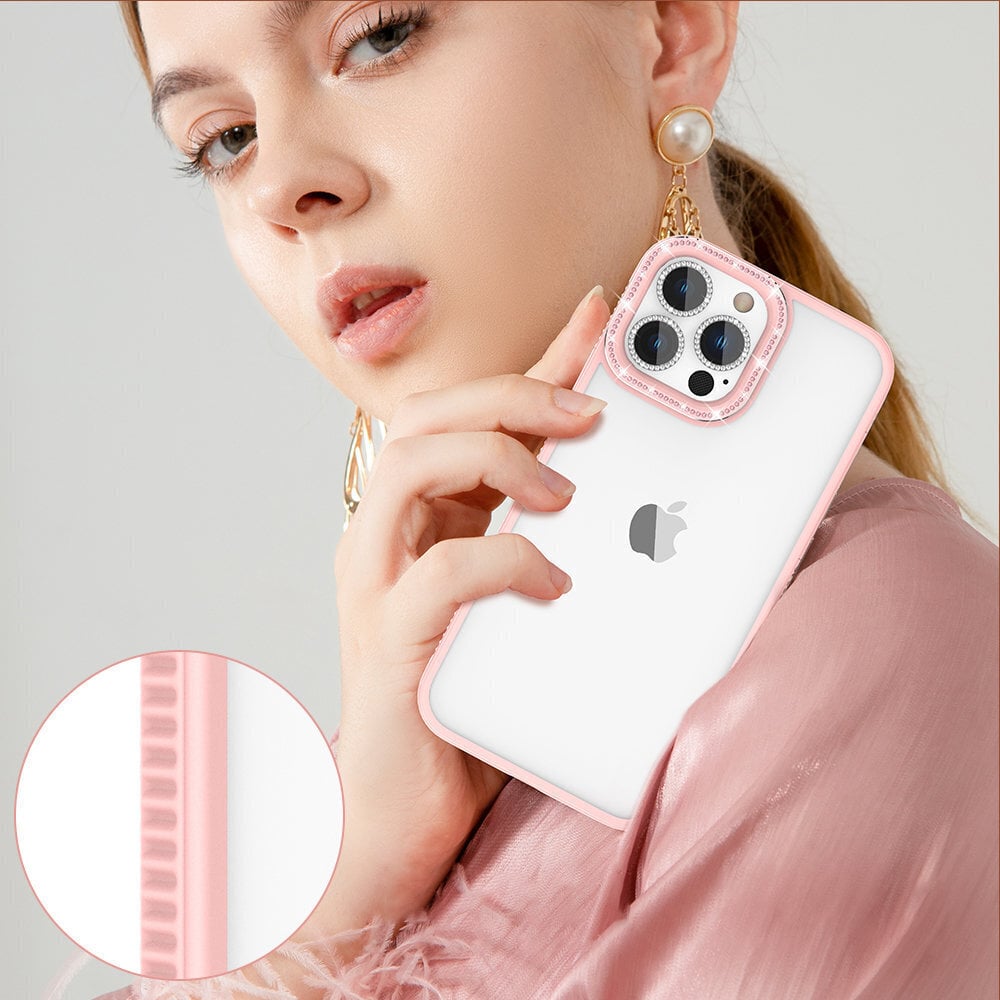 Kingxbar Sparkle Series iPhone 13 Pro Max Pink цена и информация | Telefoni kaaned, ümbrised | kaup24.ee