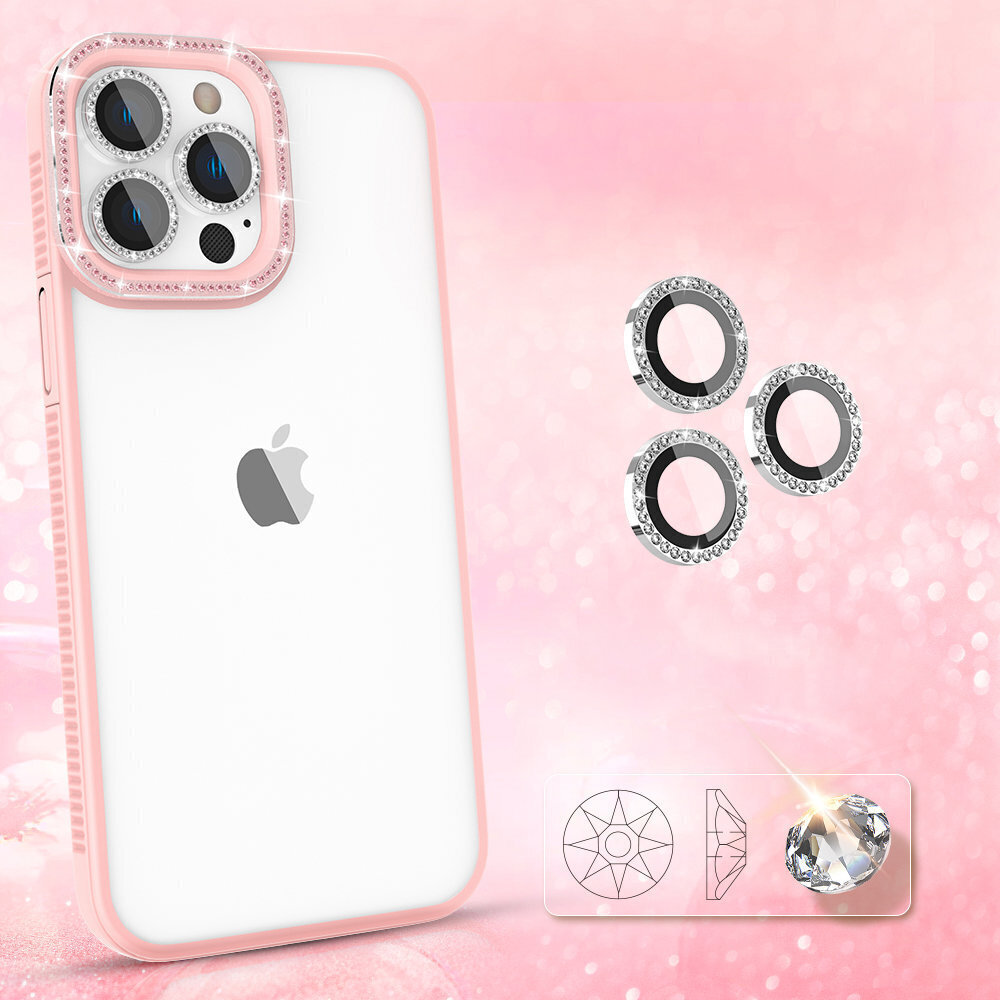 Kingxbar Sparkle Series iPhone 13 Pro Max Pink hind ja info | Telefoni kaaned, ümbrised | kaup24.ee