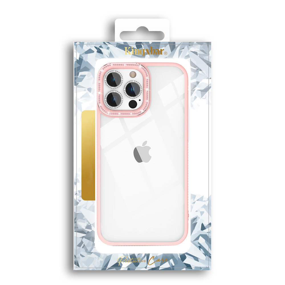 Kingxbar Sparkle Series iPhone 13 Pro Pink цена и информация | Telefoni kaaned, ümbrised | kaup24.ee