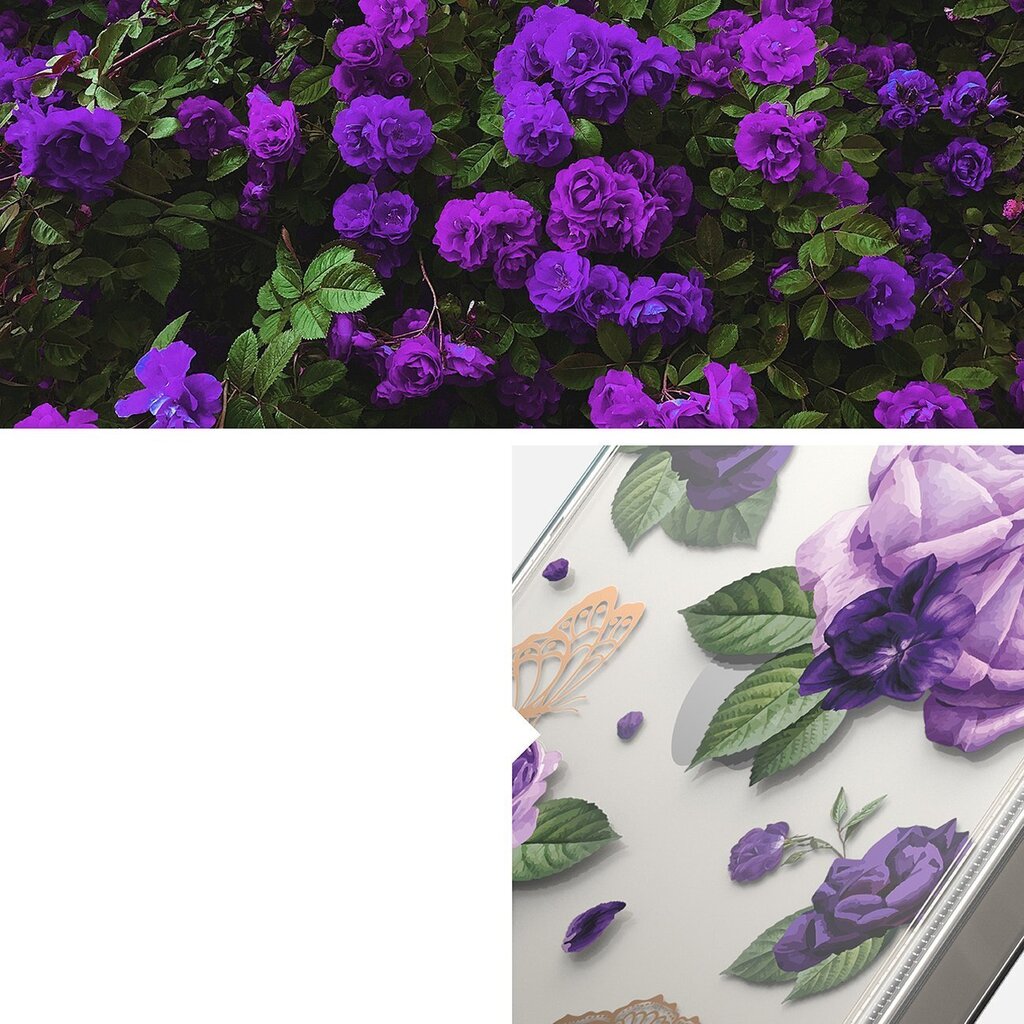 Ringke Fusion iPhone 14 Plus transparent (Purple rose) (FD637E29) hind ja info | Telefoni kaaned, ümbrised | kaup24.ee