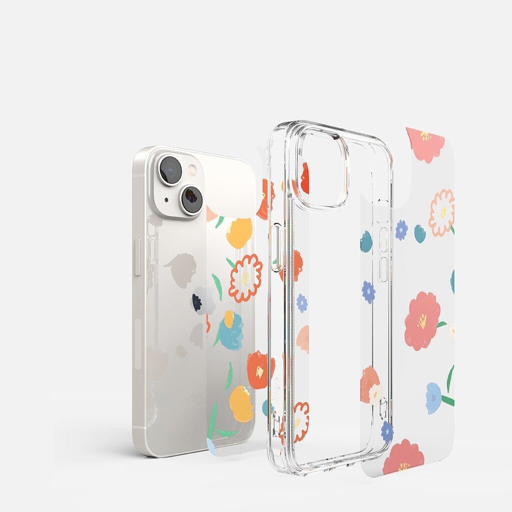 Ringke Fusion Sleeve iPhone 14 Plus transparent (Floral) (FD637E31) цена и информация | Telefoni kaaned, ümbrised | kaup24.ee