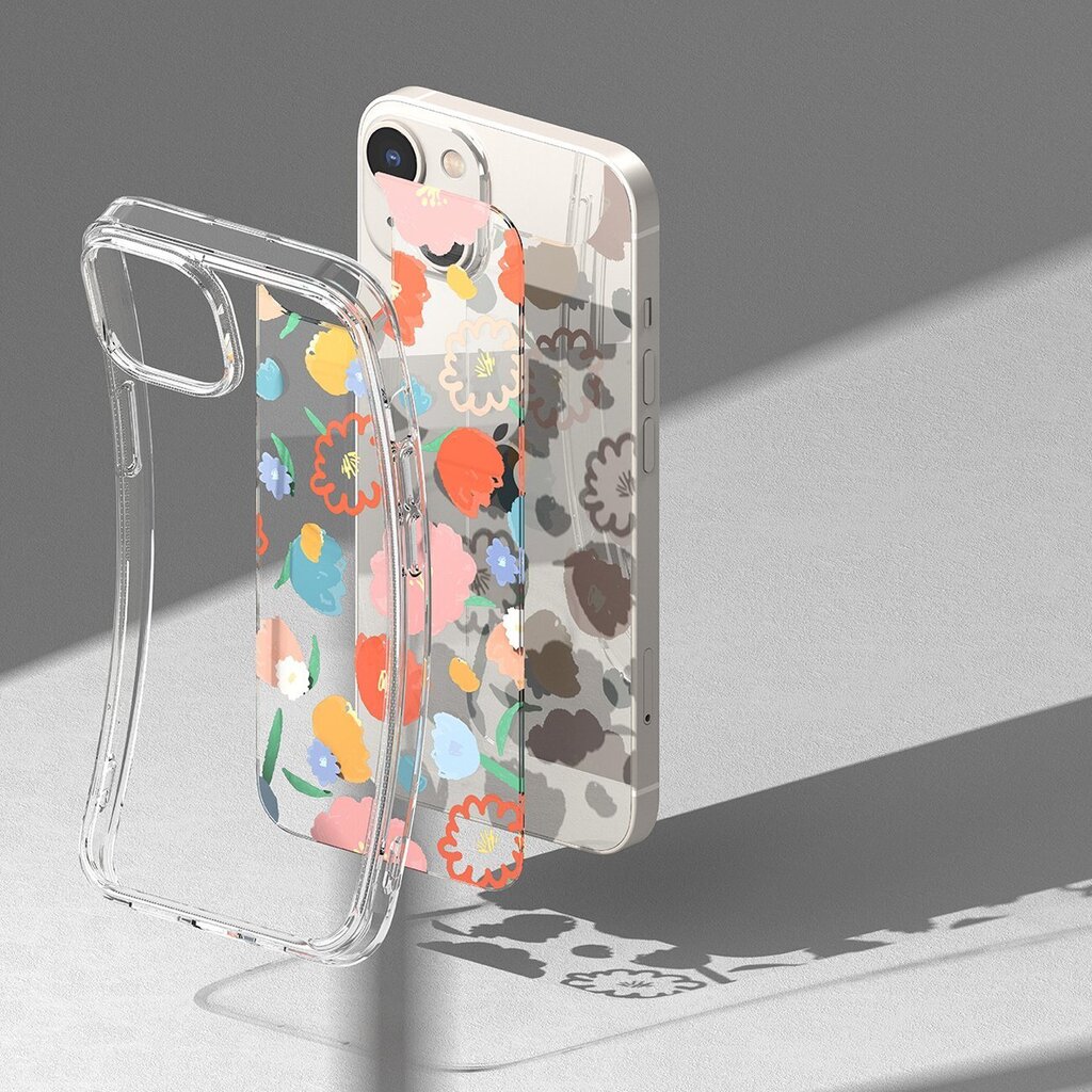 Ringke Fusion Sleeve iPhone 14 Plus transparent (Floral) (FD637E31) hind ja info | Telefoni kaaned, ümbrised | kaup24.ee