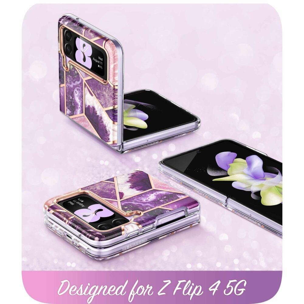 Supcase Cosmo Galaxy Z Flip 4 Marble Purple hind ja info | Telefoni kaaned, ümbrised | kaup24.ee