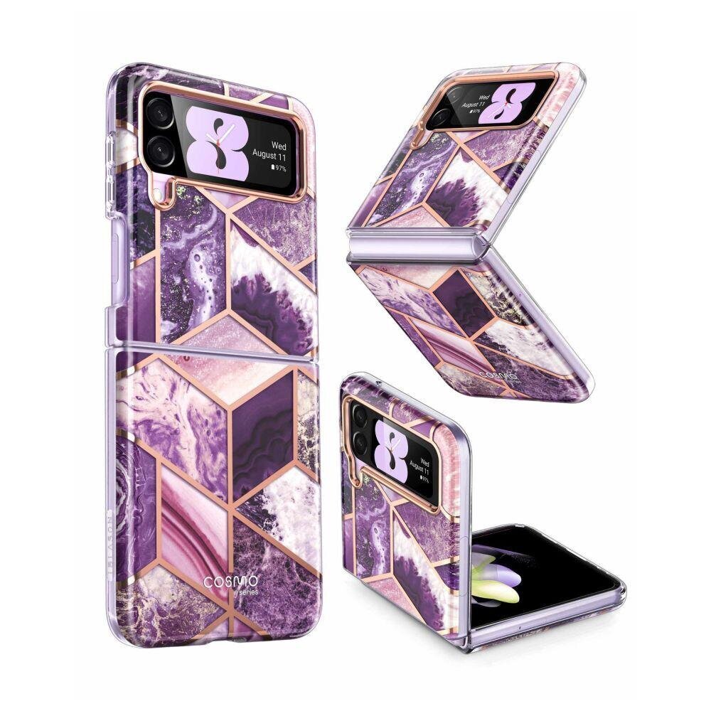 Supcase Cosmo Galaxy Z Flip 4 Marble Purple hind ja info | Telefoni kaaned, ümbrised | kaup24.ee