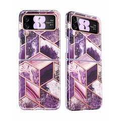 Supcase Cosmo Galaxy Z Flip 4 Marble Purple цена и информация | Чехлы для телефонов | kaup24.ee