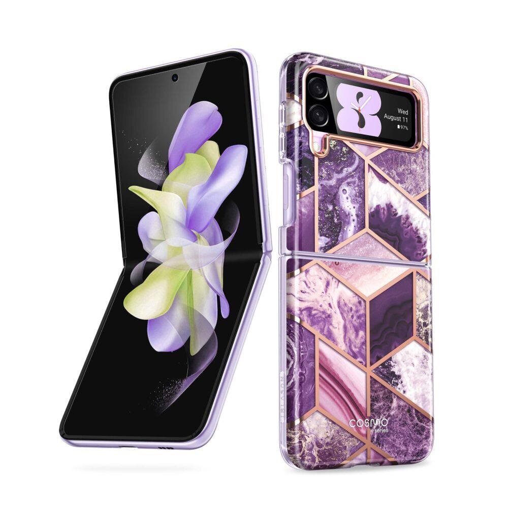 Supcase Cosmo Galaxy Z Flip 4 Marble Purple hind ja info | Telefoni kaaned, ümbrised | kaup24.ee