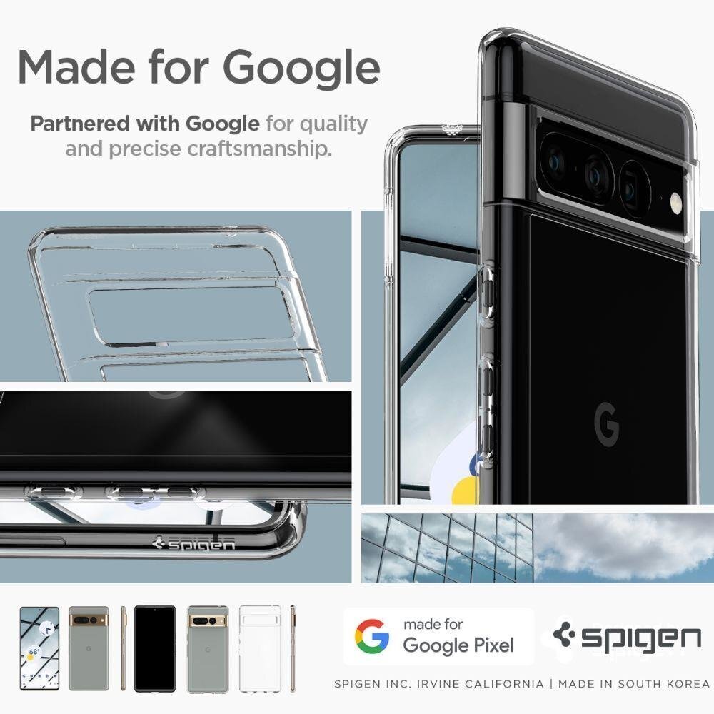 Spigen Ultra Hybrid Google Pixel 7 Pro transparent hind ja info | Telefoni kaaned, ümbrised | kaup24.ee