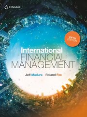 International Financial Management 5th edition цена и информация | Книги по экономике | kaup24.ee