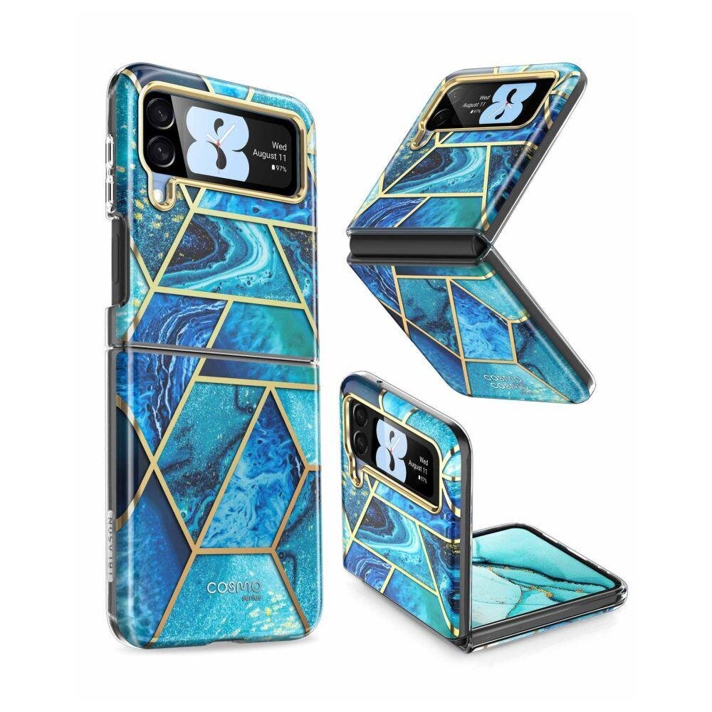 Supcase Cosmo Galaxy Z Flip 4 Marble Blue цена | kaup24.ee