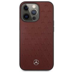 Mercedes MEHCP13XPSQRE iPhone 13 Pro Max 6.7 "red Leather Stars цена и информация | Чехлы для телефонов | kaup24.ee