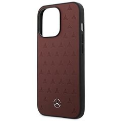 Mercedes MEHCP13XPSQRE iPhone 13 Pro Max 6.7 "red Leather Stars цена и информация | Чехлы для телефонов | kaup24.ee