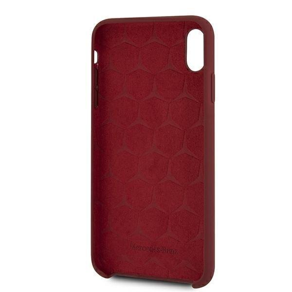 Mercedes MEHCI65SILRE iPhone Xs Max red Silicone Line hind ja info | Telefoni kaaned, ümbrised | kaup24.ee