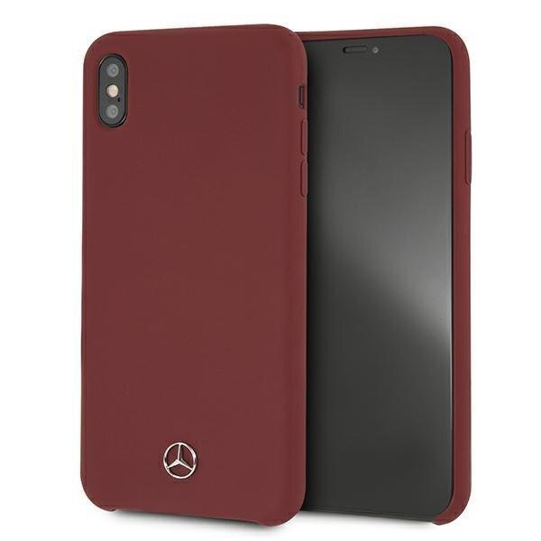 Mercedes MEHCI65SILRE iPhone Xs Max red Silicone Line цена и информация | Telefoni kaaned, ümbrised | kaup24.ee