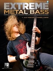 Extreme Metal Bass: Extreme Metal Bass (raamat/online heli) цена и информация | Книги об искусстве | kaup24.ee
