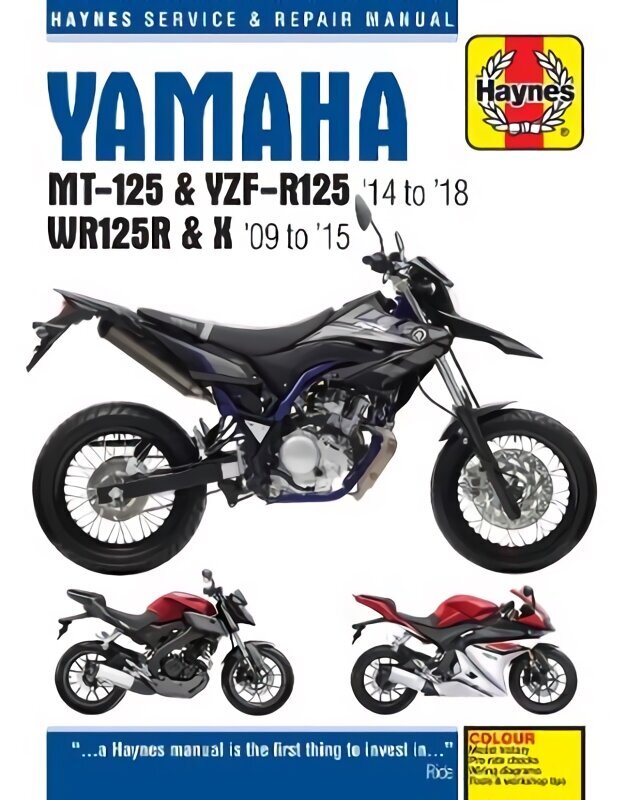 Yamaha MT-125 & YZF-R125 (14-18), WR125R/X (09-15) цена и информация | Reisiraamatud, reisijuhid | kaup24.ee