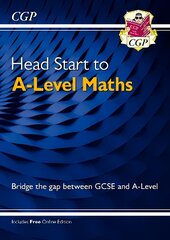 Head Start to A-Level Maths (with Online Edition) hind ja info | Majandusalased raamatud | kaup24.ee