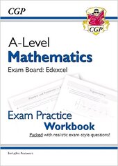 New A-Level Maths Edexcel Exam Practice Workbook (includes Answers) цена и информация | Книги по экономике | kaup24.ee
