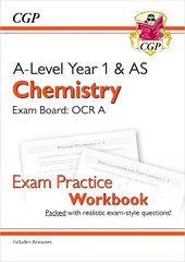 A-Level Chemistry: OCR A Year 1 & AS Exam Practice Workbook - includes Answers цена и информация | Книги по экономике | kaup24.ee