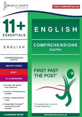 11plus Essentials English Comprehensions: Poetry Book 1 hind ja info | Võõrkeele õppematerjalid | kaup24.ee