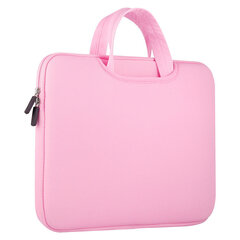 Универсальный чехол для ноутбука 15,6", розовый цена и информация | Рюкзаки, сумки, чехлы для компьютеров | kaup24.ee