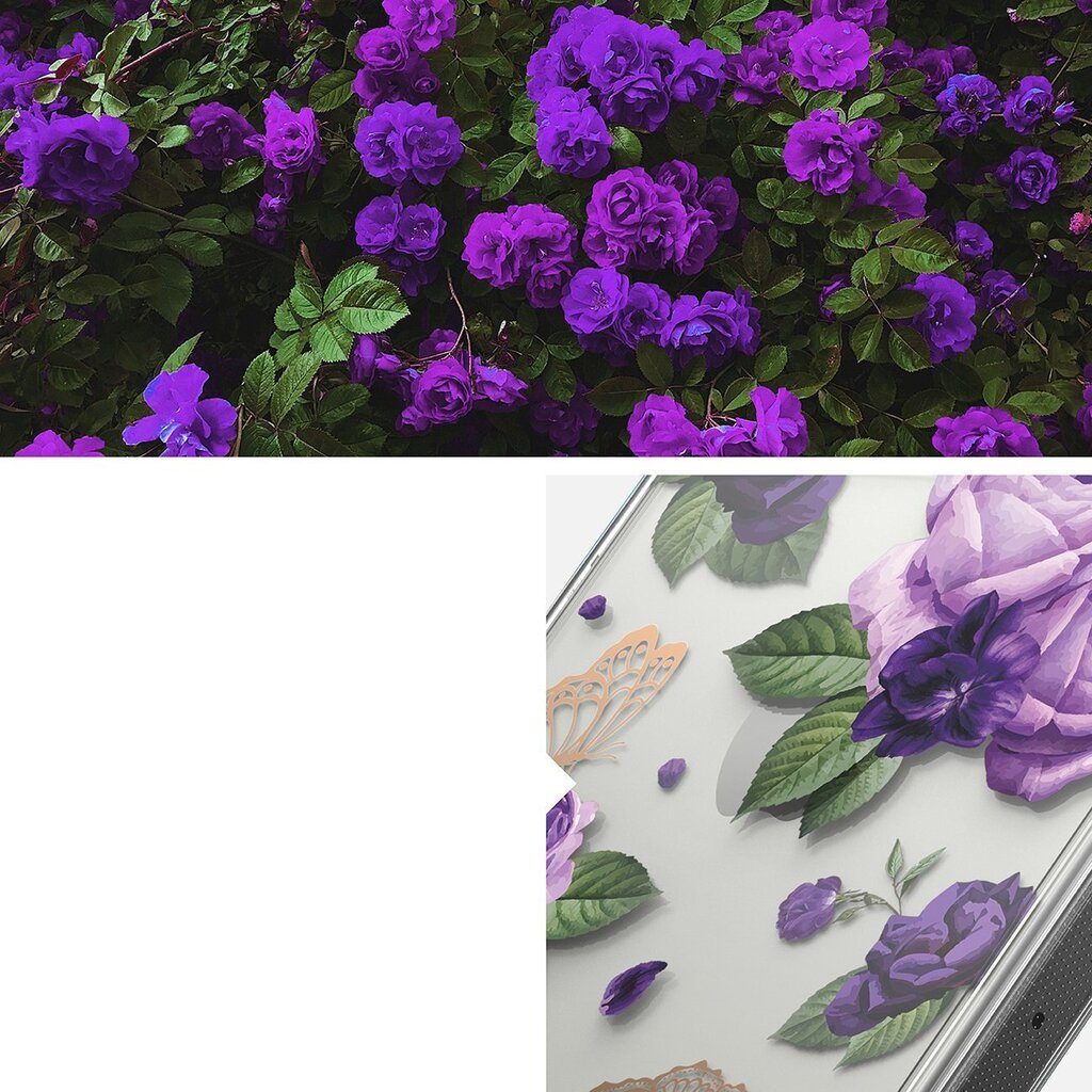 Ringke Fusion iPhone 14 Pro transparent (Purple rose) (FD641E29) цена и информация | Telefoni kaaned, ümbrised | kaup24.ee