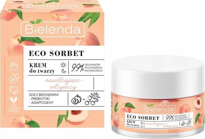 Niisutav ja toitev näokreem Bielenda Peach, 50ml hind ja info | Näokreemid | kaup24.ee