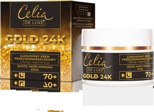 Kortsudevastane näokreem Celia De Luxe Gold 24K 70+, 50 ml hind ja info | Näokreemid | kaup24.ee