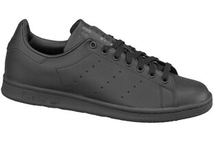 Meeste ja naiste vabaajajalatsid Adidas StanSmith, must цена и информация | Кроссовки для мужчин | kaup24.ee