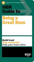 HBR Guide to Being a Great Boss hind ja info | Majandusalased raamatud | kaup24.ee