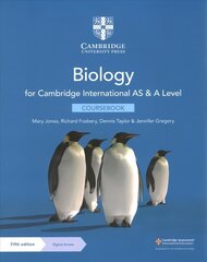 Cambridge International AS & A Level Biology Coursebook with Digital Access (2 Years) 5ed 5th Revised edition hind ja info | Majandusalased raamatud | kaup24.ee