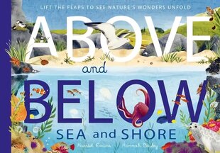 Above and Below: Sea and Shore: Lift the flaps to see nature's wonders unfold цена и информация | Книги для подростков и молодежи | kaup24.ee