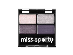 Тени для глаз Miss Sporty Quattro Studio 3.2 г 414 Smokey  цена и информация | Тушь, средства для роста ресниц, тени для век, карандаши для глаз | kaup24.ee